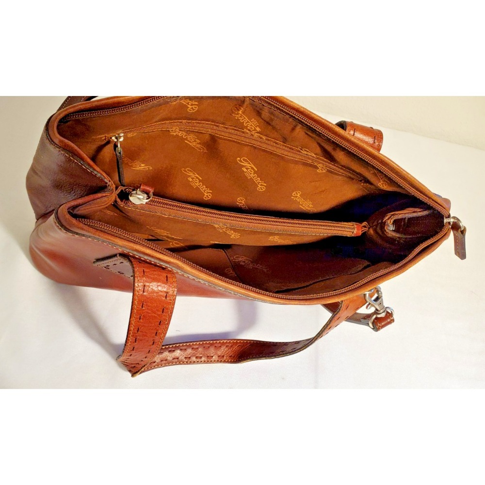 Fossil Brown Leather Purse Shoulder Bag - Picture 4 of 6